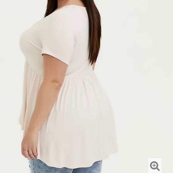 🎉HOST PICK🎉 TORRID BABYDOLL SHIRT - Picture 2 of 4